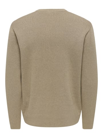 ONLY & SONS Gestrickter Rollkragen in Desert Taupe 1