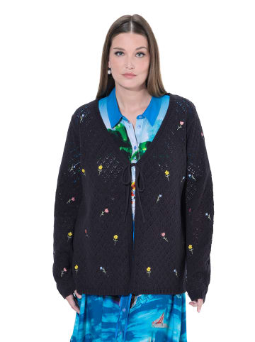 Ulla Popken Strickjacke in marine