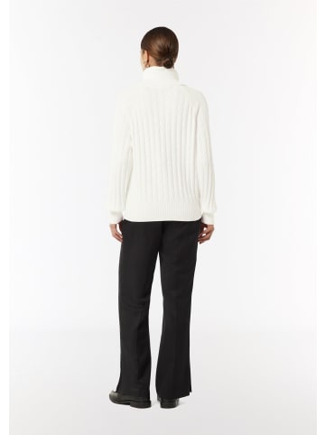 comma Strickpullover in 0120_weiß