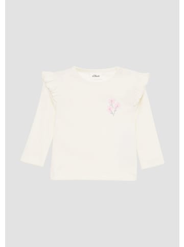 s.Oliver T-Shirt in 0200_ecru