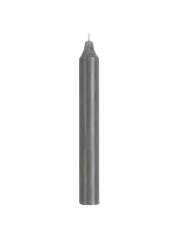 IB Laursen Rustikale Stabkerze 18 cm | Ø 2,2 cm in grau