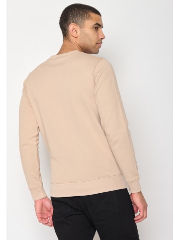 GreenBomb Sweatshirt Animal Ice Bear in Kaffee Latte