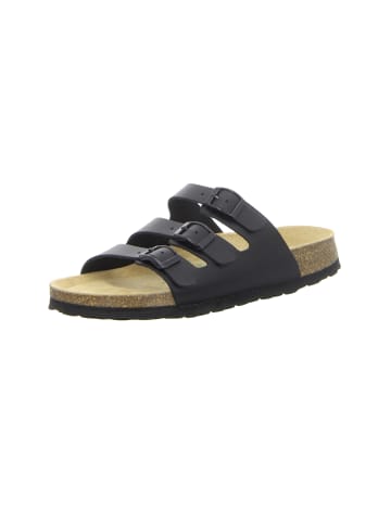 natural sense Pantolette Tieffußbett Merida in schwarz