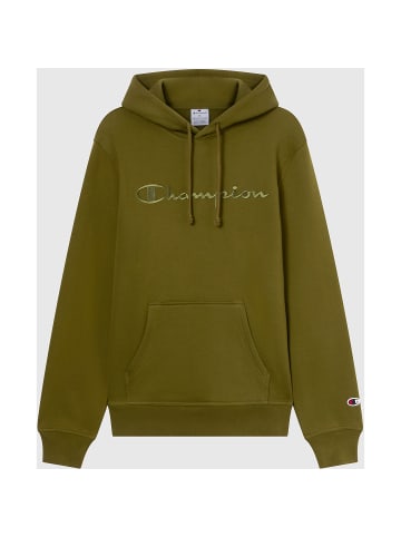 Champion Longsleeve Hooded Sweatshirt in Oliv103