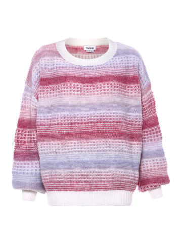 Sidona Damen Sweater in LILA MEHRFARBIG