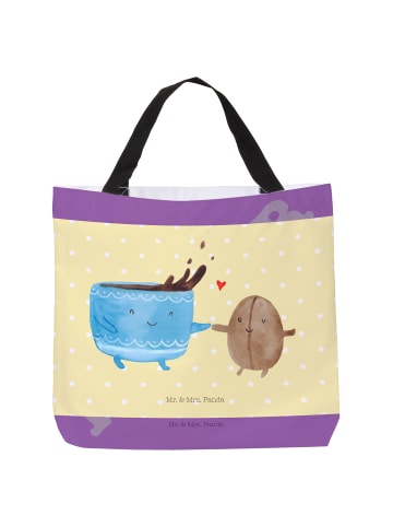 Mr. & Mrs. Panda Shopper Kaffee Bohne ohne Spruch in Gelb Pastell