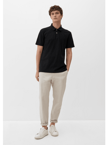 s.Oliver Polo-Shirt kurzarm in Schwarz