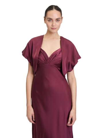 Vera Mont Bolero-Jacke kurzarm in Wild Ruby