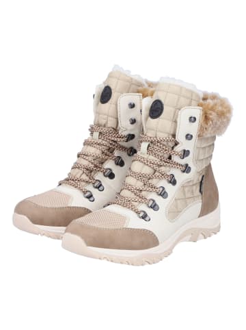 rieker Stiefelette in Beige/Braun