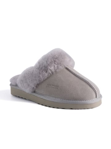 Aus Wooli Slipper Sydney in Light Grey