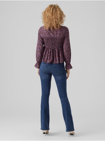 Vero Moda Gesmoktes Top in Black