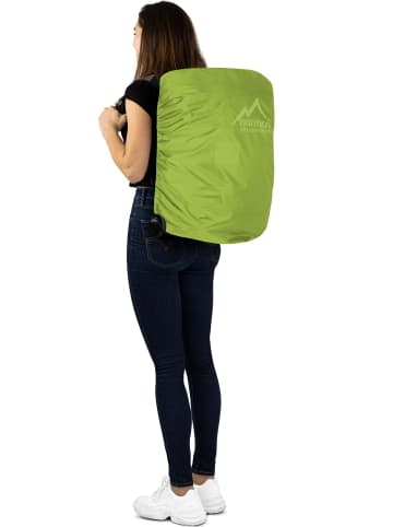 normani Rucksack mit Trolleyfunktion 37 L und Regenüberzug in Limette