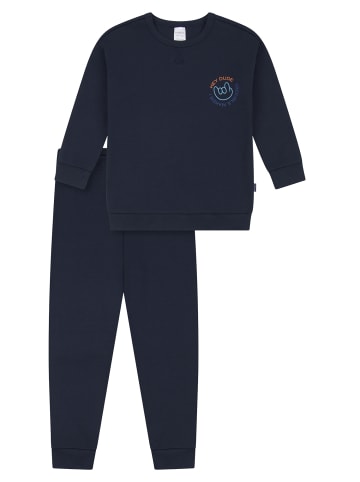 Schiesser Pyjama Nightwear 1 in Dunkelblau