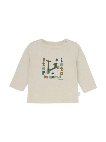 Noppies Langarmshirt Stonewood in Oatmeal Melange