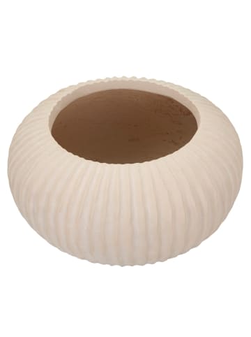 Mauro Ferretti Cremefarbene Magnesiumvase, ø 35 x 18 cm