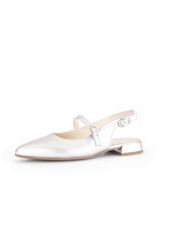 Gabor Fashion Slingpumps in silber