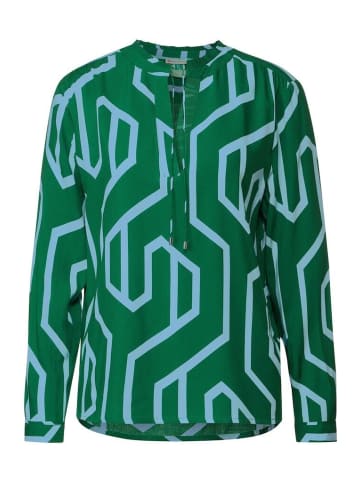 Street One Langarmbluse in dark brisk green
