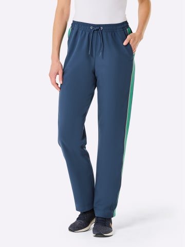 WITT WEIDEN Funktionshose in dunkelblau-smaragd