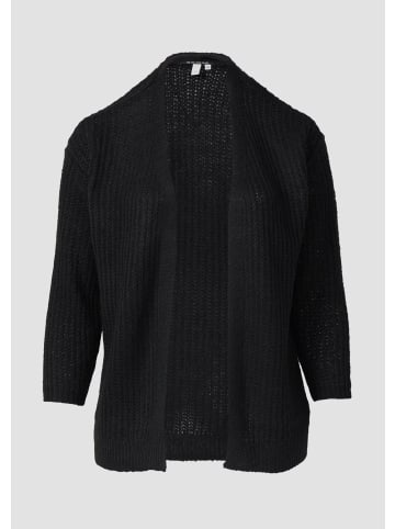 QS Strickjacke in 9999_schwarz