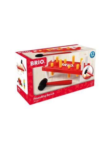 Brio Aktionsspiel BRIO Infant/ Toddler - Rote Klopfbank Ab 12 Monate in bunt