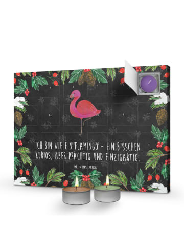 Mr. & Mrs. Panda Duftkerzen Adventskalender Flamingo Classic mit... in Kreidetafel