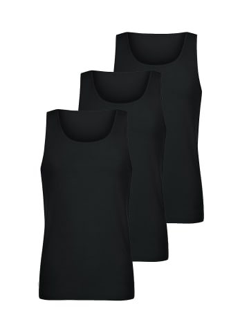 Lisca 3er Pack Shirt in black