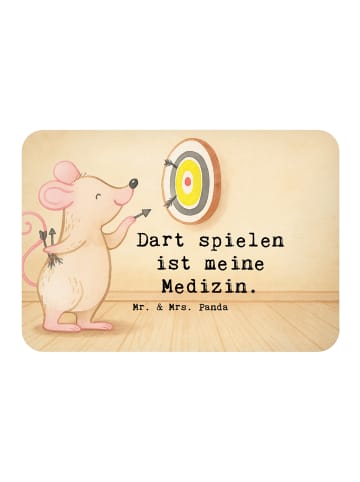 Mr. & Mrs. Panda Magnet Maus Dart spielen Design mit Spruch in Weiß