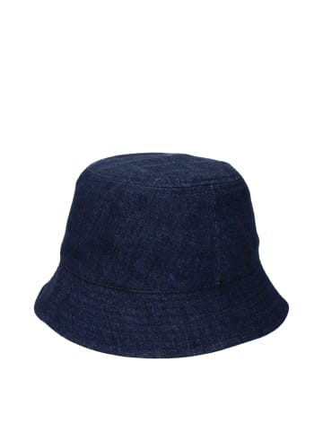 Blau Baumwolle Bucket Hut