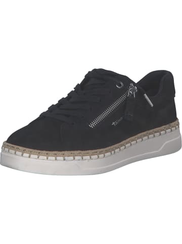 Tamaris Schnürschuhe in NAVY NUBUC