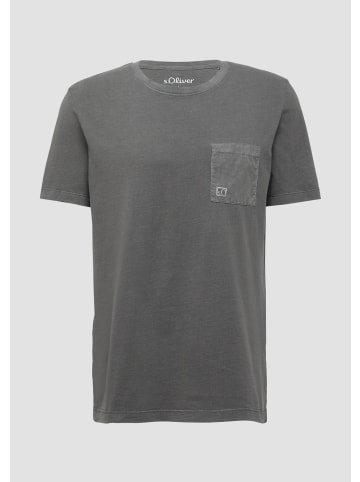 s.Oliver T-Shirt in 9467_grau meliert