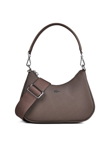 Lacoste Core Essentials Daily City Schultertasche 23 cm dark brown