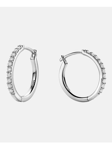 Diamant L'éternel Ohrringe aus 585 Weißgold mit 0.19 Karat Diamant
