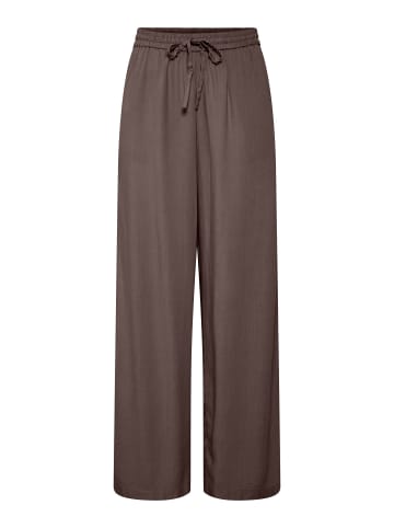 Pieces Hose mit weitem Bein in Coffee Quartz