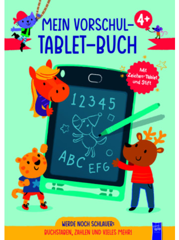 YoYo Books Buch - Mein Vorschul-Tablet-Buch 4 + (blaues Cover)