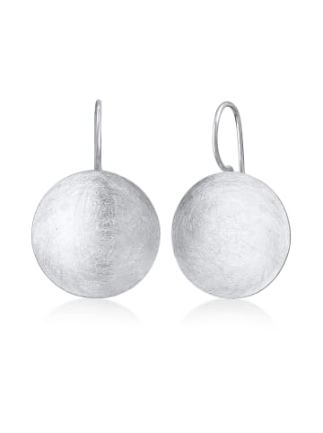 Nenalina Ohrringe 925 Sterling Silber Geo, Kreis in Silber