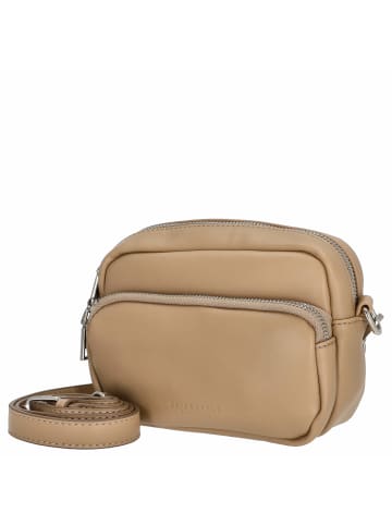 Seidenfelt Hede Crossbody - Umhängetasche 17 cm (black) in almond