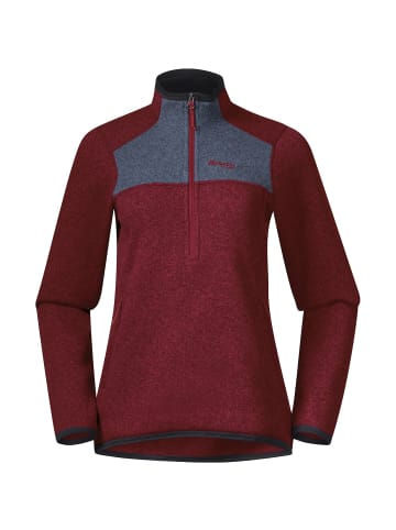Bergans KAMPHAUG KNITTEDW HALF ZIP in Rot