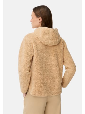Camel Active Kapuzenpullover aus Teddyfleece in Karamell