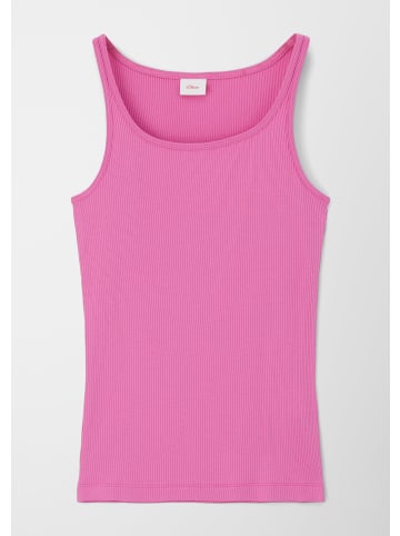 s.Oliver T-Shirt ärmellos in Pink