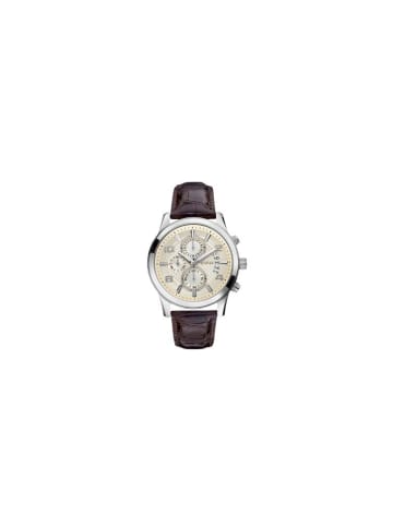 Guess Uhr Exec Chronograph W0076G2 mit Lederarmband