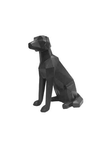 Present Time Ornament Origami Dog - Schwarz - 23,3x12,8x25,4cm