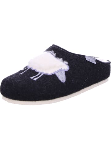 Tofee Pantoffel in schwarz