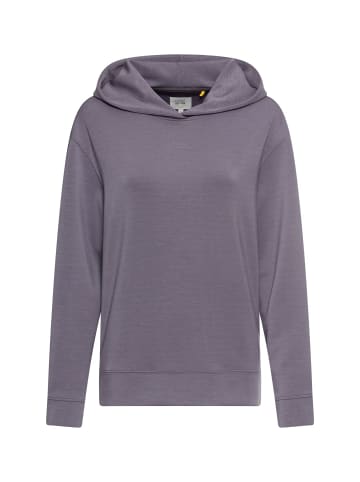 Camel Active Hoodie im Relaxed Fit in Lila