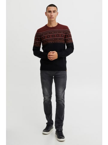 BLEND Strickpullover BHTjerik 20715520 ME Strickpullover mit Muster in nachtschwarz