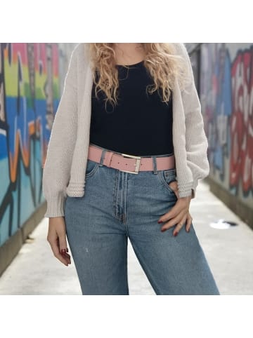 FRONHOFER Ledergürtel 4cm in Grau