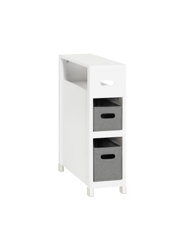 SoBuy Toilettenkabinett in Reinweiß - (W) 20 x (H) 70 x (L) 60 cm