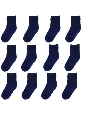 Yalion 12er-Set Yalion Baby Langsocken – bequem, weich & alltagstauglich, dunkelblau