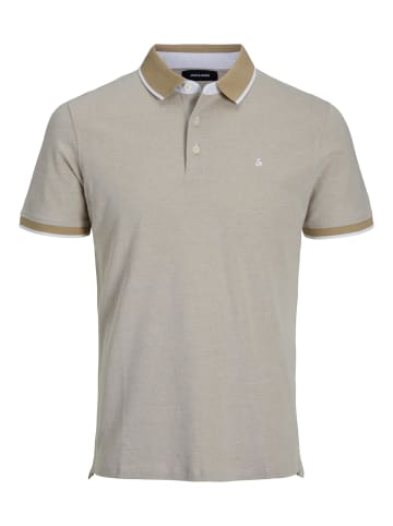 Jack & Jones Poloshirt 'Paulos Polo' in beige