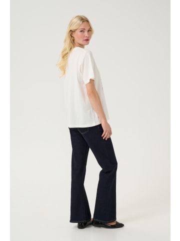 CULTURE T-shirt CUamora Baggy fit in Spring Gardenia/Blue Floral