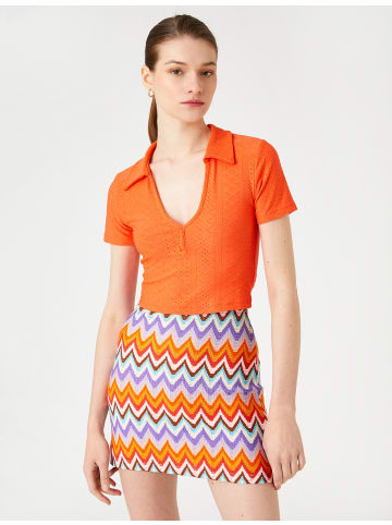 KOTON T-shirt in Orange